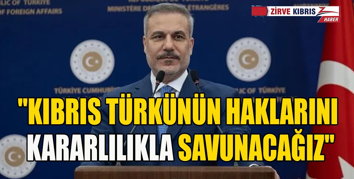 Fidan: Şanlı Ordumuz Ada'da Barışın Temelini Attı