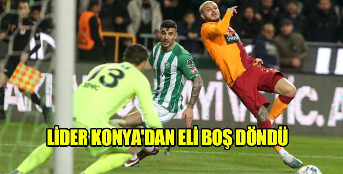 Galatasaray 1-0 öne geçtiği maçta sahadan 2-1 mağlup ayrıldı