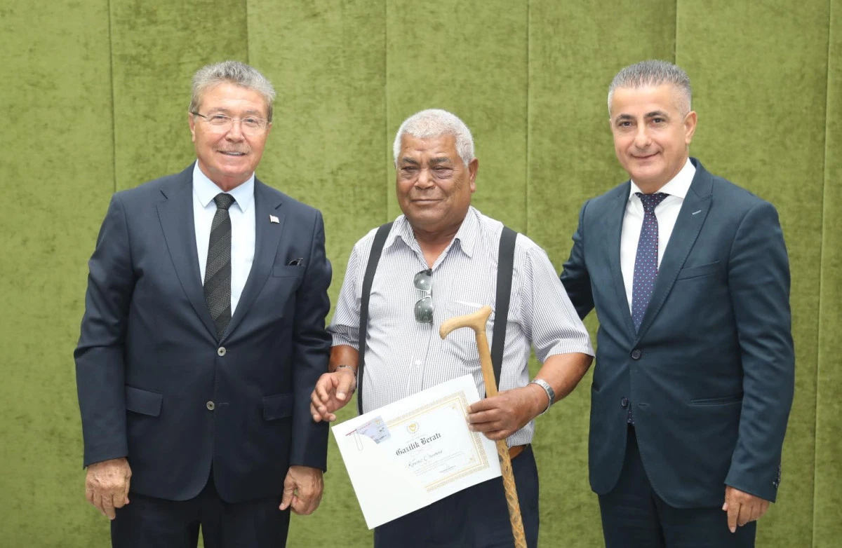 &ldquo;Gazilik Kartı- Gazilik Beratı Takdim T&ouml;reni&rdquo; yapıldı