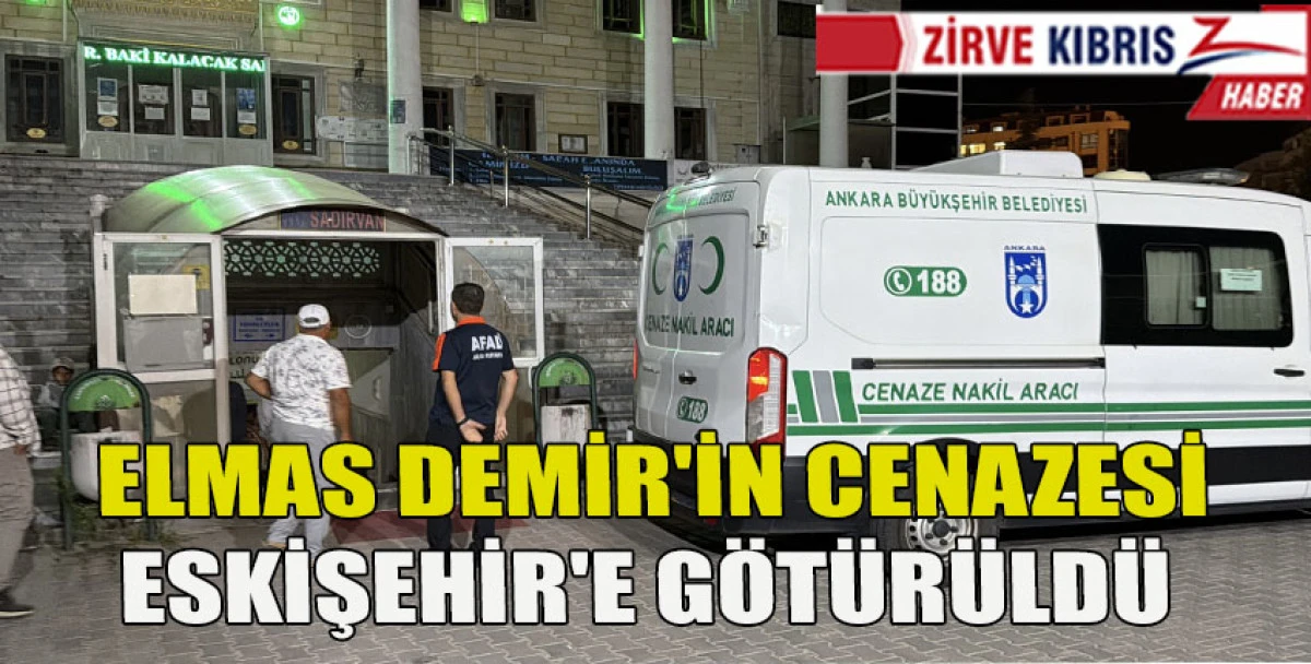 Gemi kazasında hayatını kaybeden Elmas Demir'in cenazesi memleketine g&ouml;nderildi