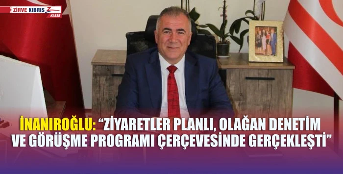 Genel Ortaöğretim Dairesi Müdürü Yusuf İnanıroğlu, bugünkü ziyaretine yönelik haberlere ilişkin açıklama yaptı