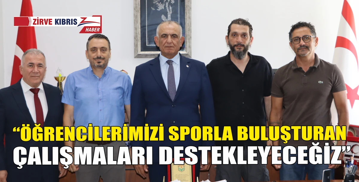Girne Anafartalar Lisesi&rsquo;nde spor imk&acirc;nları geliştirilecek 