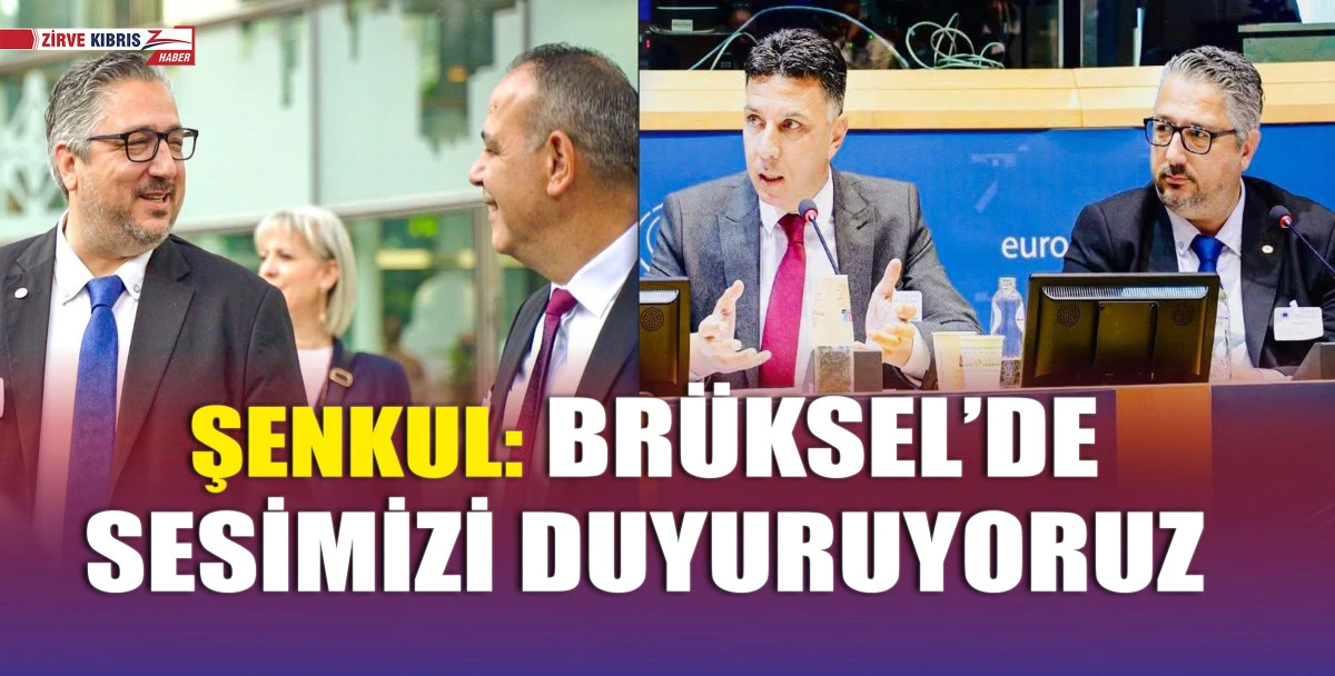Girne Belediye Başkanı Şenkul: Avrupa Parlementosunda 2 bölümden oluşan bir panel düzenledik