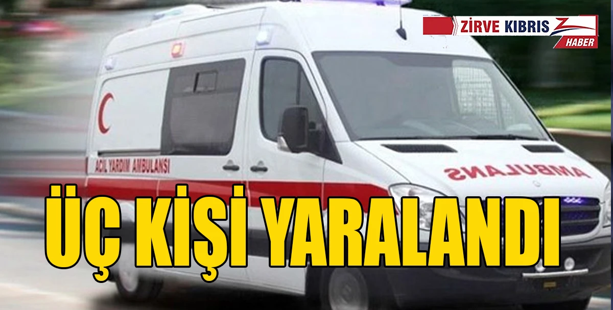  Girne b&ouml;lgesi ve Tatlısu&rsquo;da &uuml;&ccedil; ayrı trafik kazası