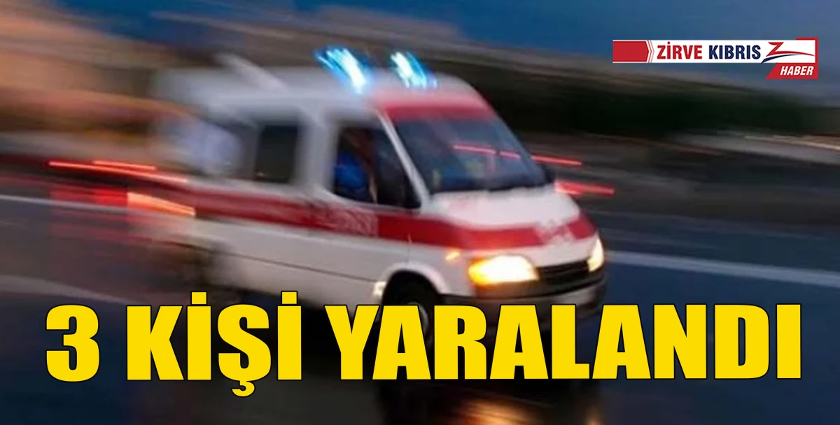 Girne-Değirmenlik yolunda kaza