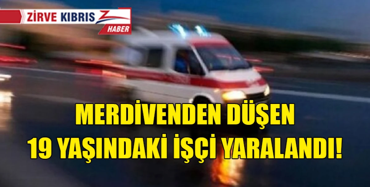 Girne'de iş kazası