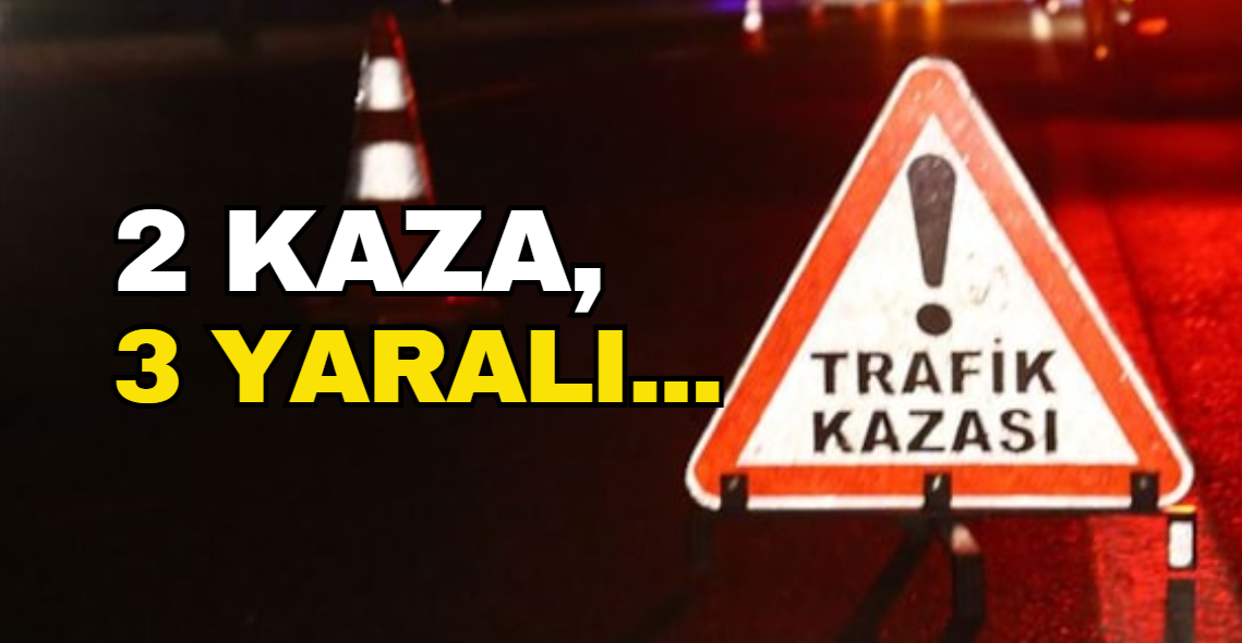 Gönyeli ve Güzelyurt'ta trafik kazası: 3 kişi yaralandı,1 sürücü tutuklandı