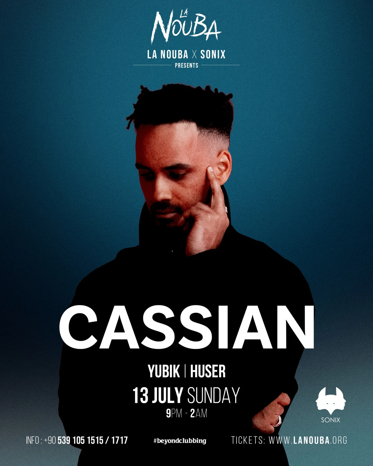 GRAMMY ÖDÜLLÜ DJ CASSIAN, 13 TEMMUZ'DA LA NOUBA'DA!