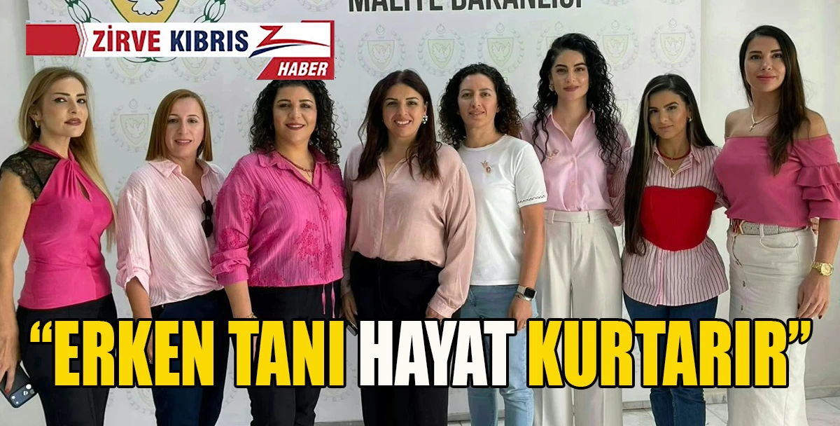 G&uuml;&ccedil;-Sen kadın &uuml;yeleri, Meme Kanseri Farkındalık Ayı kapsamında pembe giydi