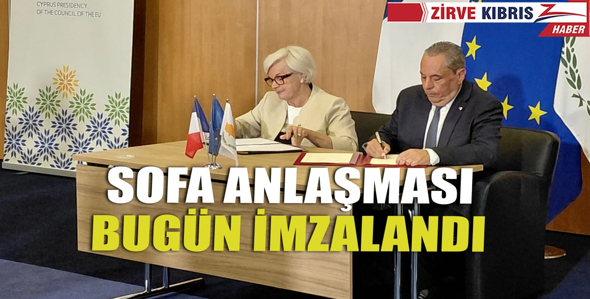 G&uuml;ney Kıbrıs ile Fransa arasındaki SOFA Anlaşması bug&uuml;n imzalandı