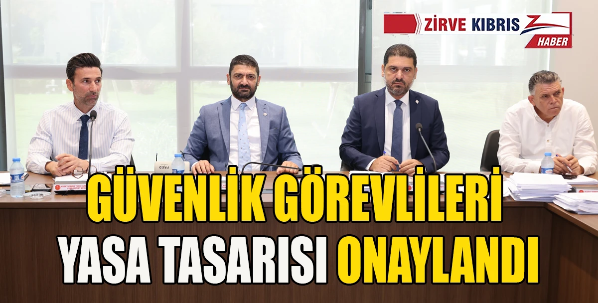 G&uuml;venlik Kamu G&ouml;revlileri (Değişiklik) Yasa Tasarısı&rdquo; Meclis Genel Kurulu&rsquo;nun g&uuml;ndemine sevk edildi
