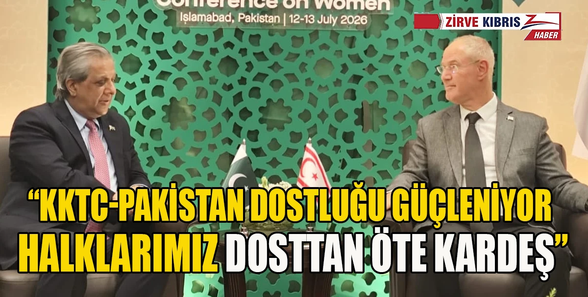Hasipoğlu, Pakistan Adalet ve İnsan Hakları Bakanı Tarar ile g&ouml;r&uuml;şt&uuml;