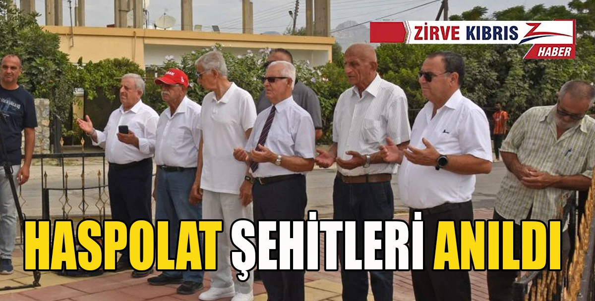 Haspolat&rsquo;ta 15 şehit i&ccedil;in anma t&ouml;reni d&uuml;zenlendi