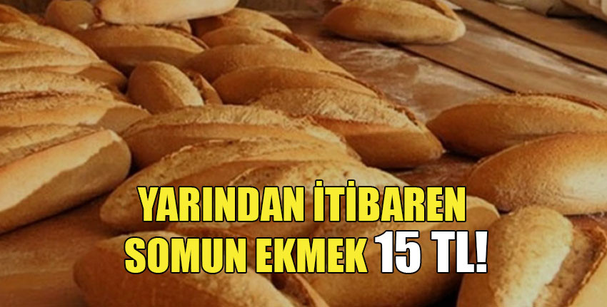 Hükümet müdahalesiyle 13 TL ye düşürülen ekmek yarın zamlanıyor!