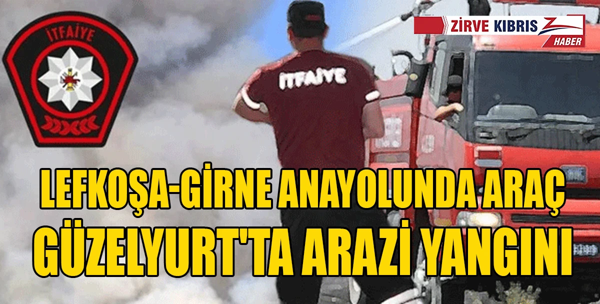 İki Farklı B&ouml;lgedeki Yangınlara M&uuml;dahale Edildi