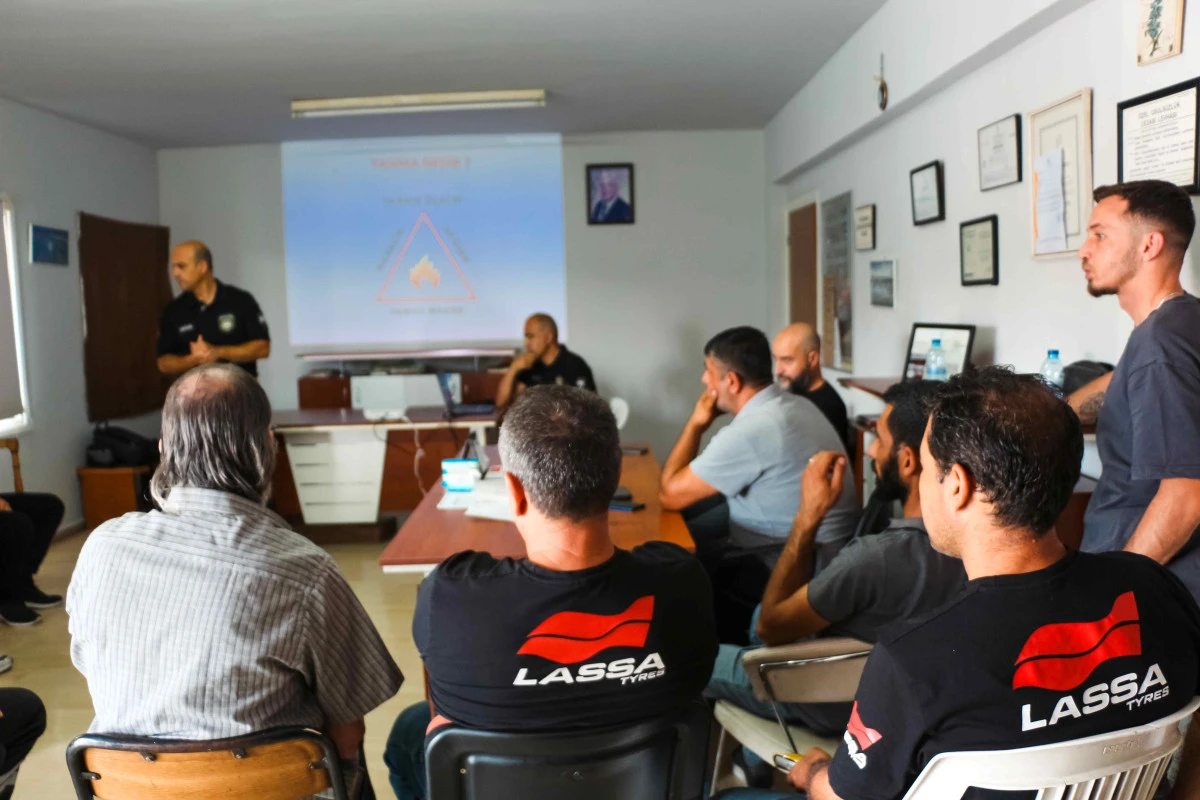 İş Yerinde G&uuml;venlik K&uuml;lt&uuml;r&uuml;: Ercantan Ltd.&rsquo;de "Temel İtfaiye Eğitimi" D&uuml;zenlendi