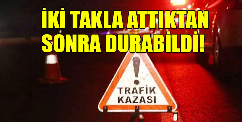İskele-Ercan Anayolu'nda kaza!