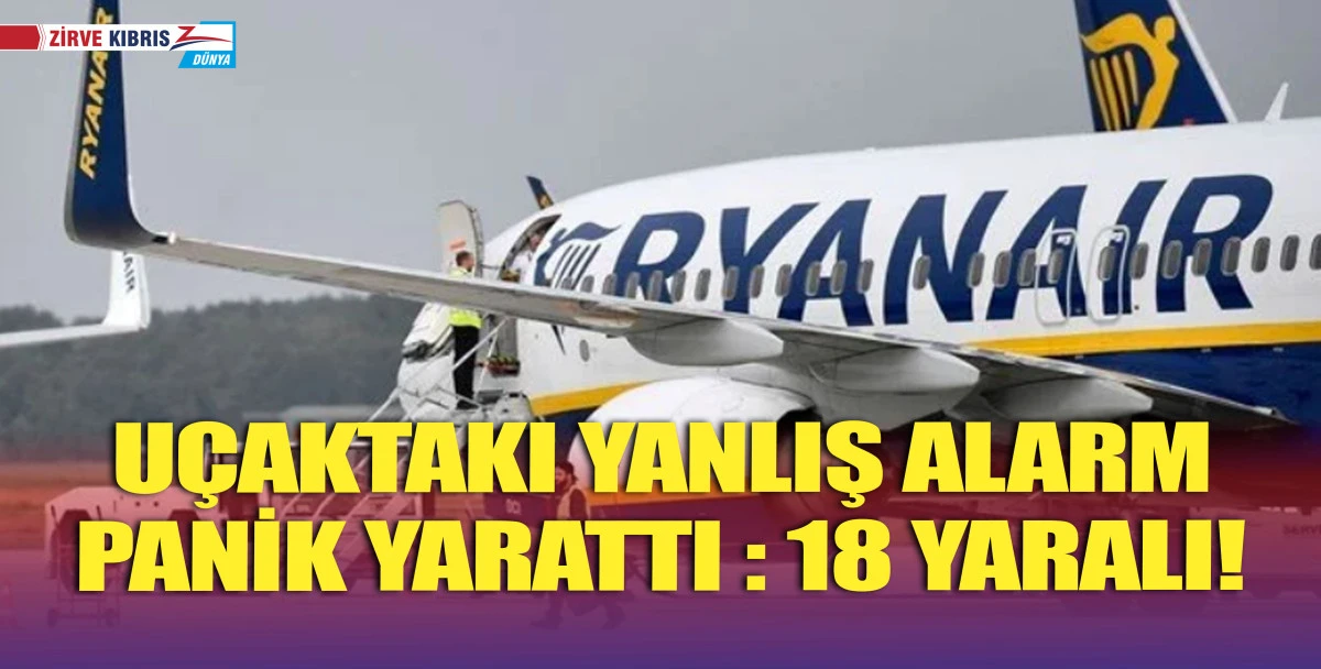 İspanya'da Yolcular uçağın kanadından atladı, 18 kişi yaralandı