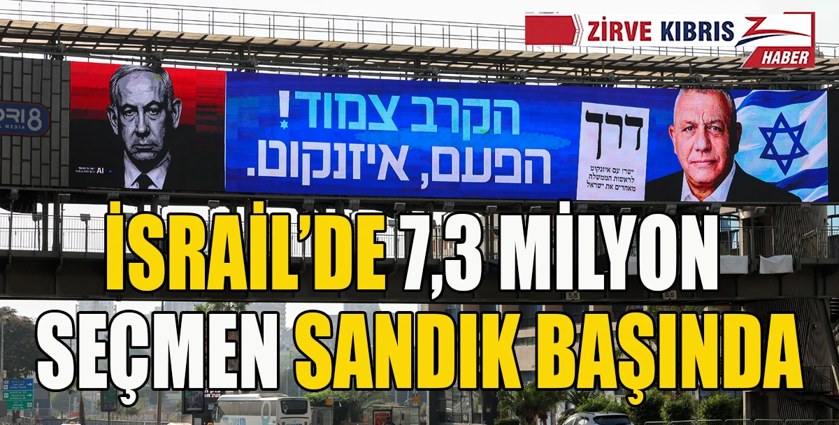 İsrail&rsquo;de genel se&ccedil;im heyecanı: Netanyahu ve Eisenkot arasındaki yarış yakından takip ediliyor