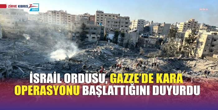 İsrail'den Gazze'ye sınırlı kara operasyonu başlatıldı!