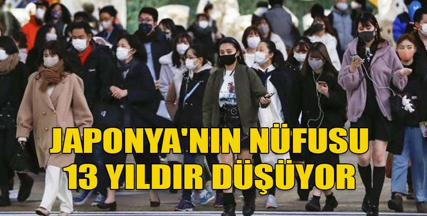 Japonya'nın nüfusu 13 yıldır düşüyor