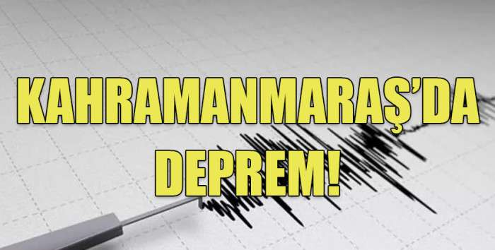 Kahramanmaraş'ta 4.4 büyüklüğünde deprem!