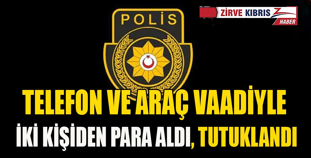 Kalkanlı&rsquo;da iki kişiden sahtekarlıkla para temin eden şahıs tutuklandı