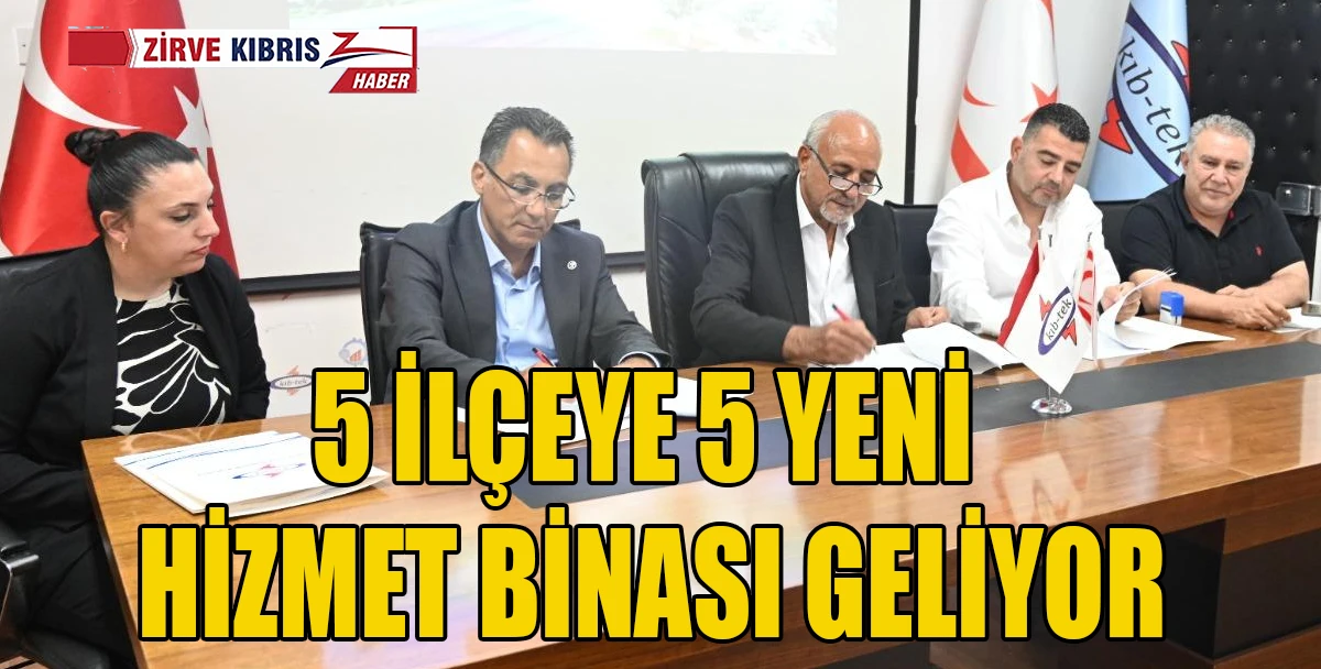 KIB-TEK İskele B&ouml;lge Amirliği Hizmet Binası&rsquo;nın yapımı i&ccedil;in s&ouml;zleşme imzalandı