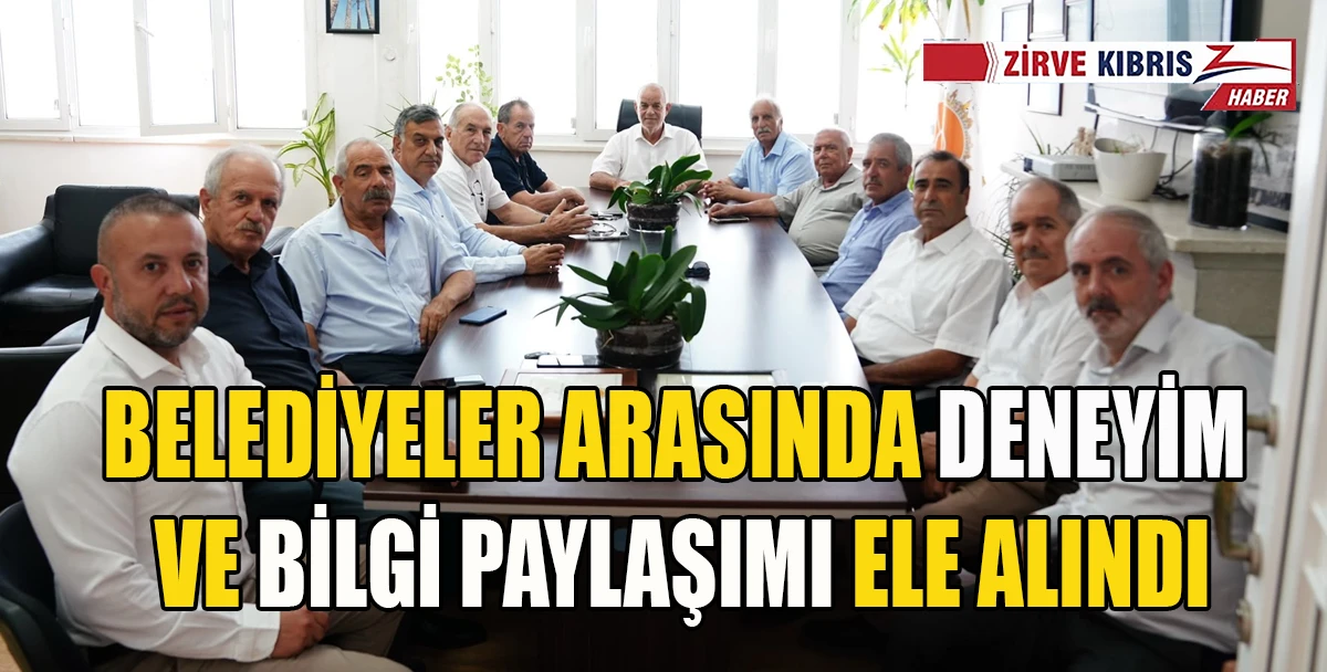 Kıbrıs T&uuml;rk Belediye Başkanları Derneği&rsquo;nden Lefke Belediyesi&rsquo;ne ziyaret