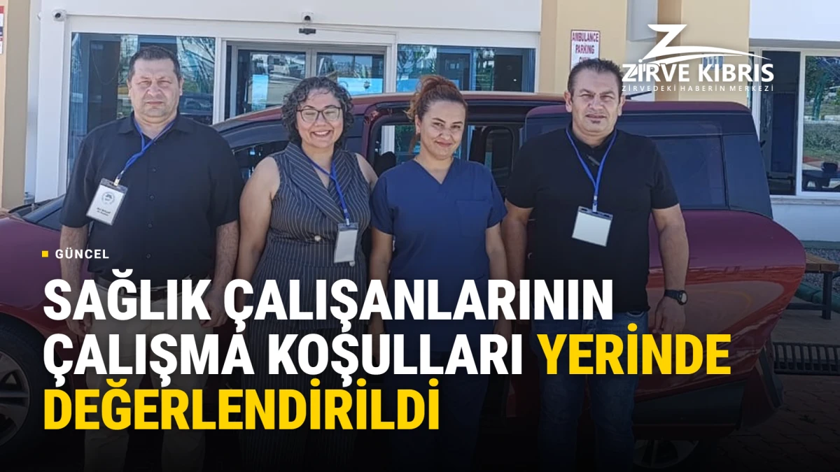 Kıbrıs T&uuml;rk Hemşireler ve Ebeler Birliği&rsquo;nden saha ziyaretleri