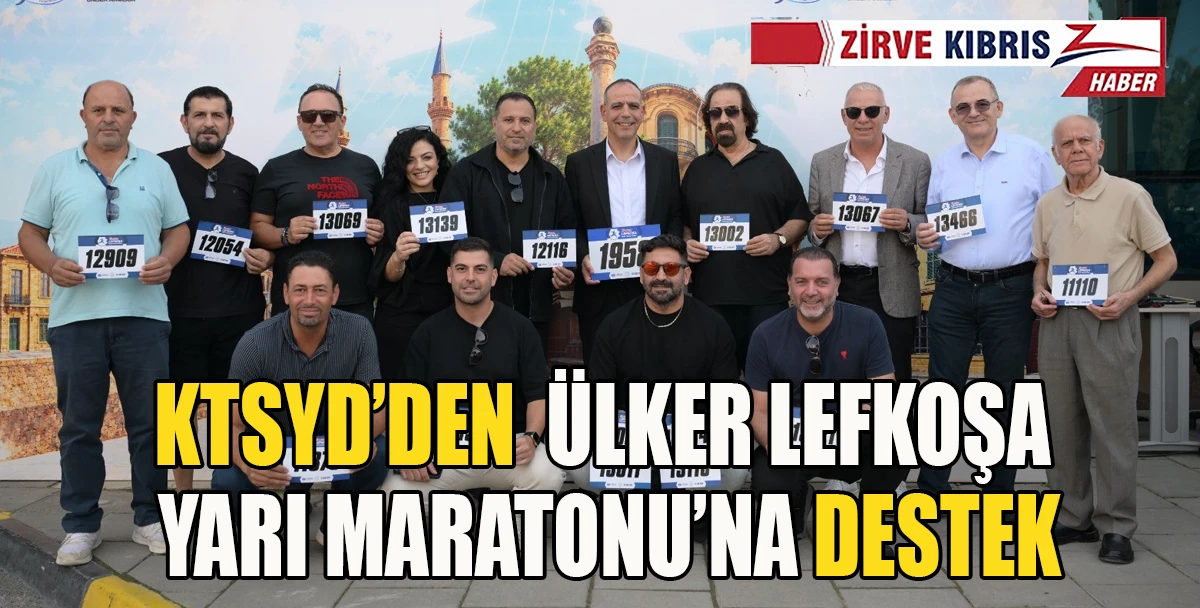 Kıbrıs T&uuml;rk Spor Yazarları Derneği&rsquo;nden &Uuml;lker Lefkoşa Yarı Maratonu&rsquo;na destek