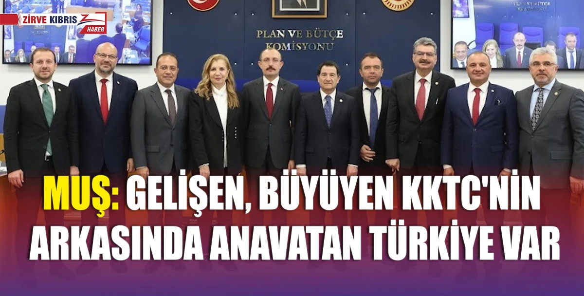 KKTC heyetinden TBMM Plan ve Bütçe Komisyonu'na ziyaret
