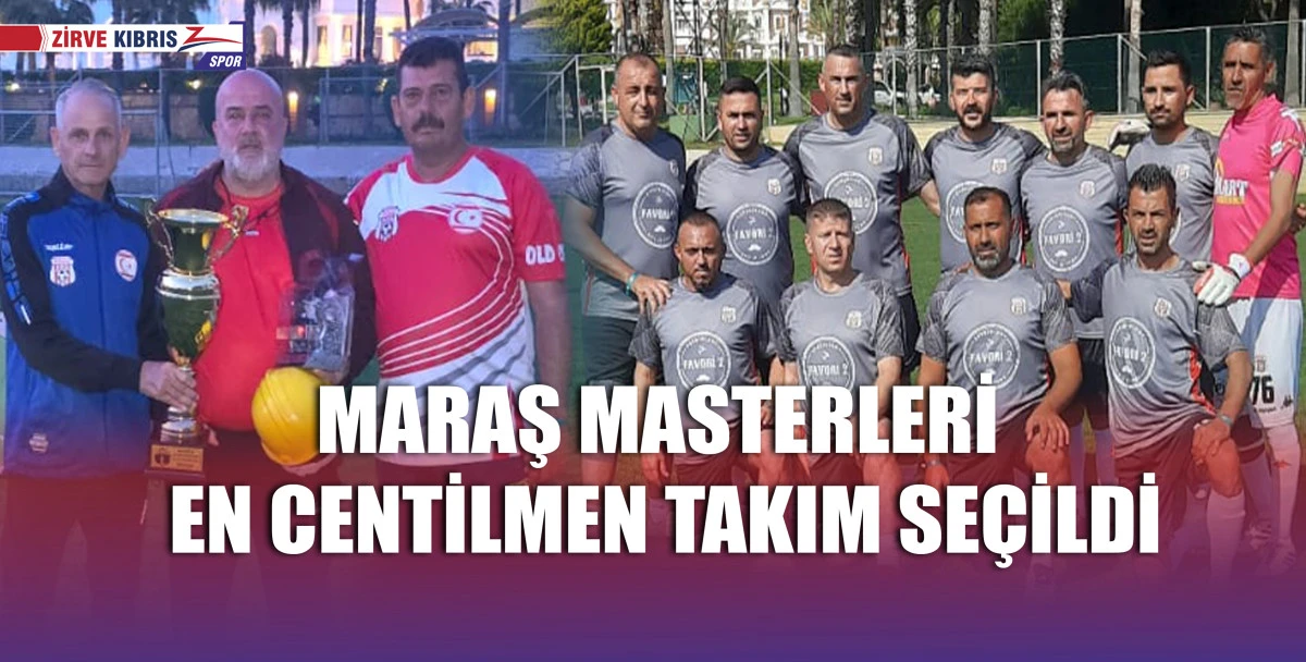 KKTC Maraş Masterler futbol takımı, Kıbrıs Özel Turnuvasında ikinci oldu