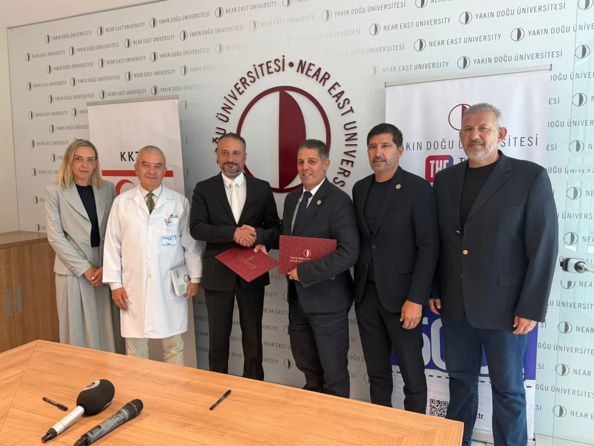KKTC Milli Olimpiyat Komitesi ile Yakın Doğu &Uuml;niversitesi Arasında Dev Sponsorluk Anlaşması
