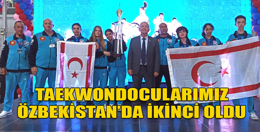  KKTC Taekwondo Milli takımı, “En iyi Takım” ödülüne de layık görüldü