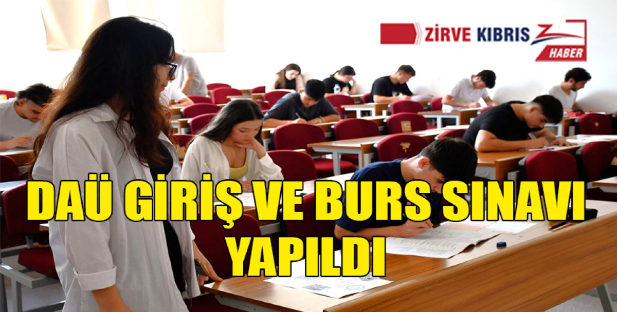 KKTC ve T&uuml;rkiye&rsquo;deki beş merkezde eş zamanlı sınav