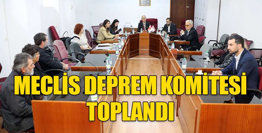 Komite toplantısına, 6 Şubat depremlerinde Hatay'da hayatını kaybeden vatandaşların aileleri katıldı