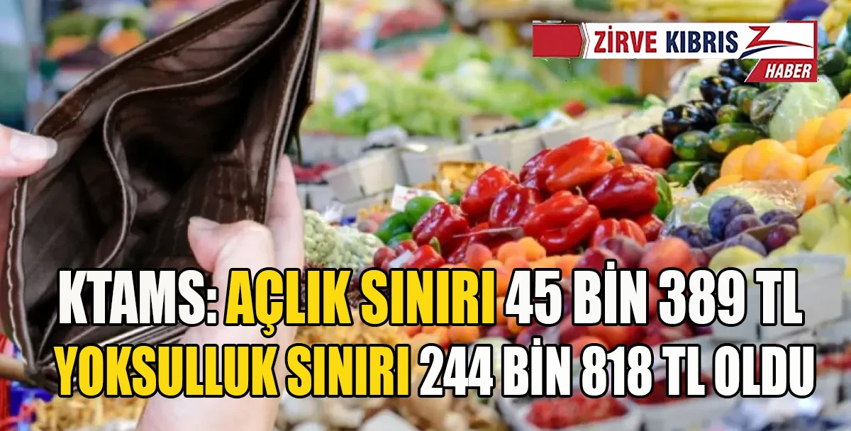 KTAMS'tan Temmuz Ayı A&ccedil;lık ve Yoksulluk Sınırı A&ccedil;ıklaması