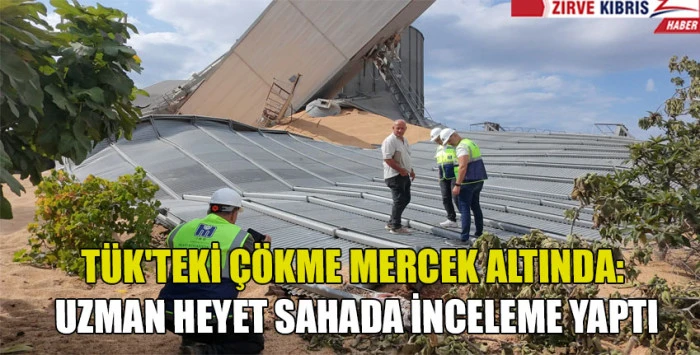 KTMMOB İnşaat M&uuml;hendisleri Odası, Kumyalı&rsquo;daki T&Uuml;K Silo Yıkımını Yerinde İnceledi