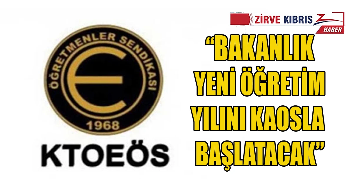 KTOE&Ouml;S: &Ouml;ğretmen eksikliği yeni d&ouml;nemde de s&uuml;recek