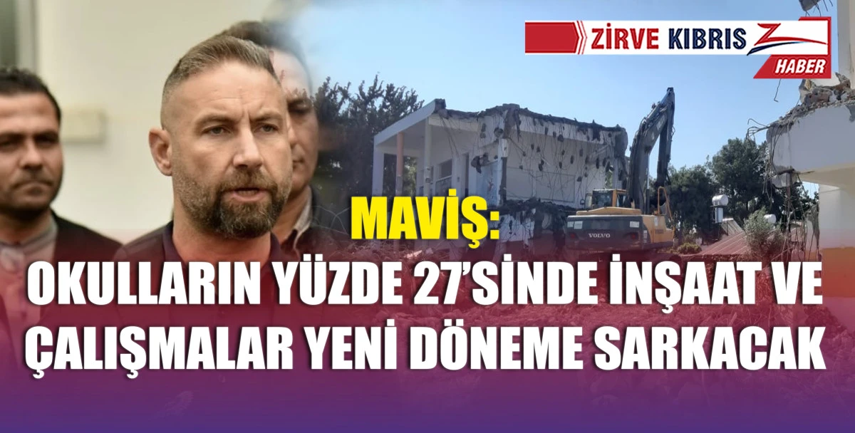 KTÖS Başkanı Burak Maviş: Okullar hem konteynerlerle hem de inşaatlarla boğuşacak