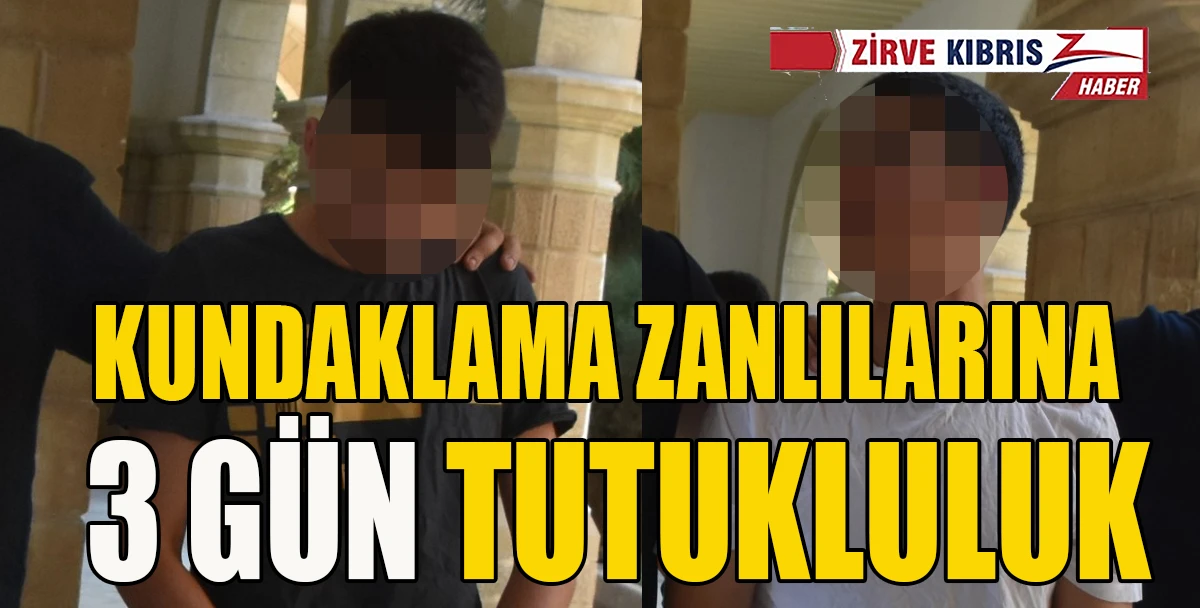 Kundaklama Zanlıları Mahkemeye &Ccedil;ıkarıldı