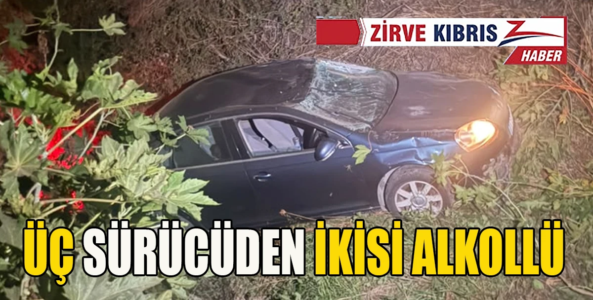 Lefkoşa ve Girne'de kaza...