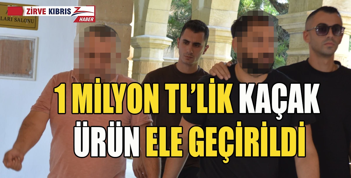 Lefkoşa&rsquo;da g&uuml;mr&uuml;ks&uuml;z mal operasyonu: 3 kişi tutuklandı