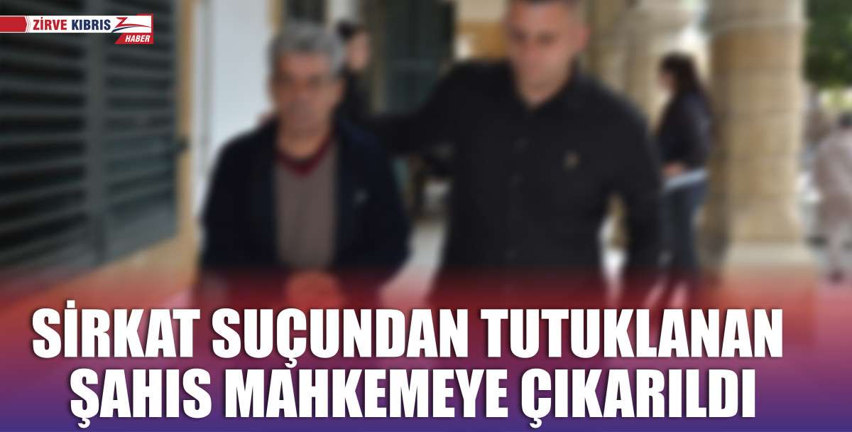 Lefkoşa’da meydana gelen sirkat suçundan tutuklanan şahıs bugün mahkemeye çıkarıldı