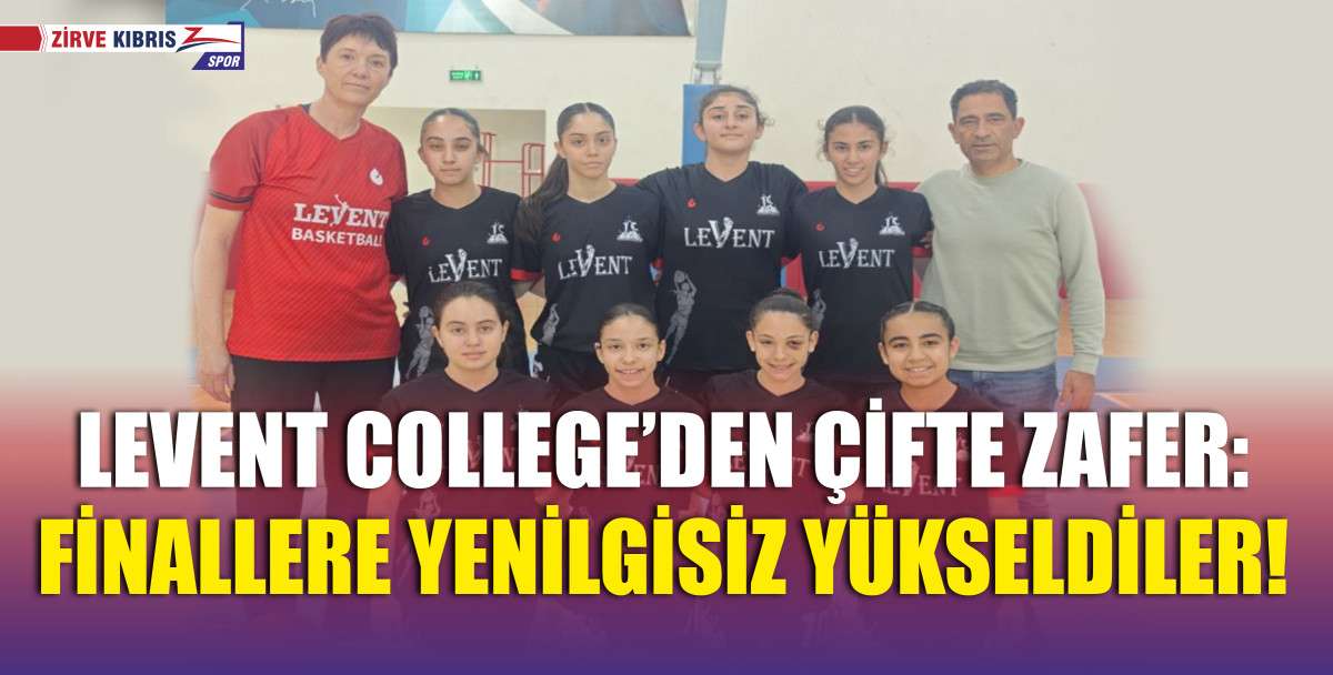 Levent College’in erkek ve kız basketbol takımlarından büyük başarı