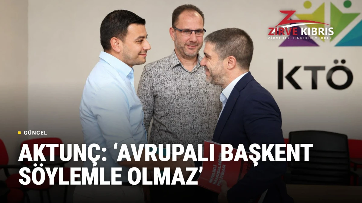 LTB UBP Belediye başkan adayı Aktun&ccedil; KT&Ouml;S'&uuml; ziyaret etti