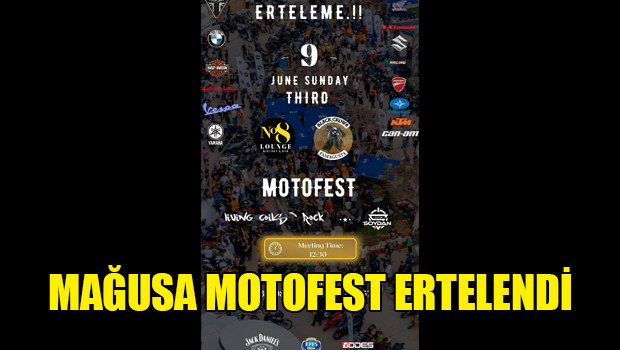 Mağusa Motofest Ertelendi