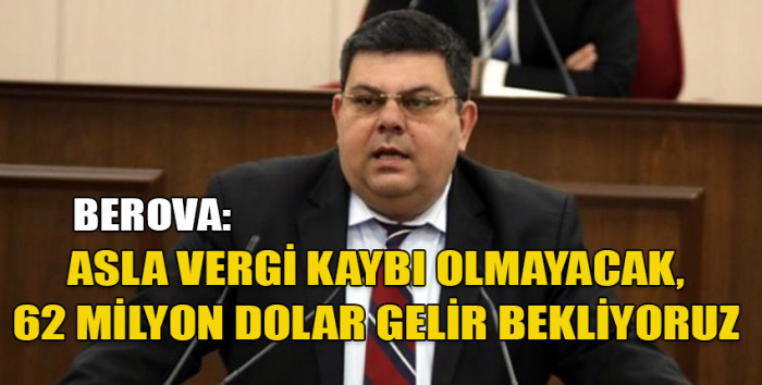 Maliye Bakanı Özdemir Berova, casinolara af getirileceği veya devletin kaybı olacağı gibi açıklamalara açıklık getirdi