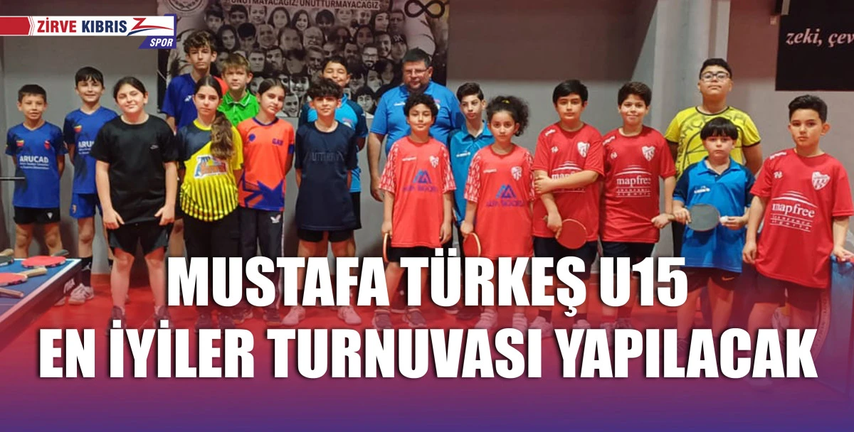Masa tenisinde  U15 En İyiler Turnuvası yarın yapılacak